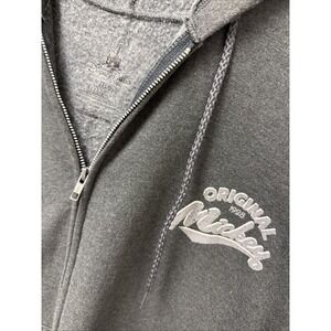 Disney Parks Official Mickey Zip Up Hoodie Men's XXL Grey‎